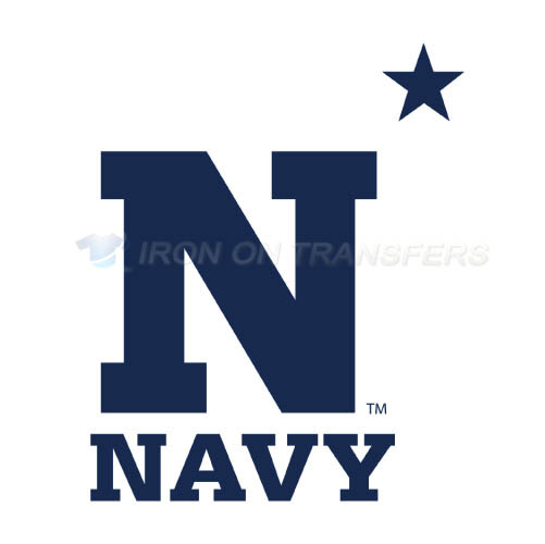 Navy Midshipmen Iron-on Stickers (Heat Transfers)NO.5349
